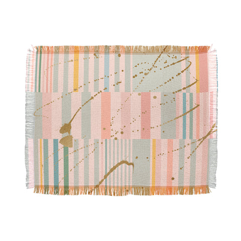 Iveta Abolina Lisbon Stripe Throw Blanket