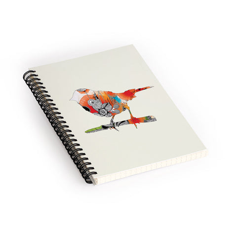 Iveta Abolina Little Bird Spiral Notebook