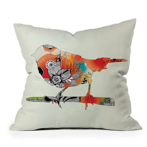 Iveta Abolina Little Bird Throw Pillow