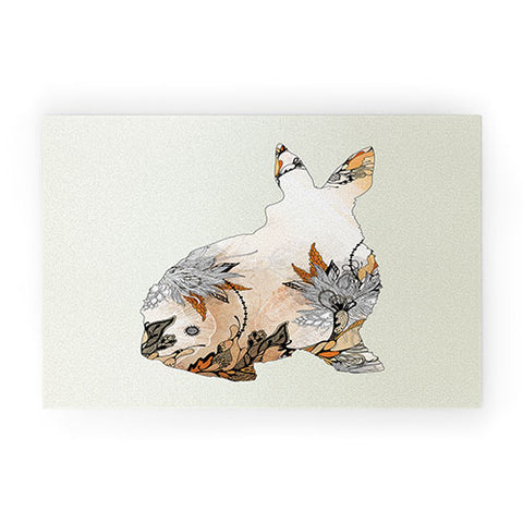 Iveta Abolina Little Rabbit Welcome Mat