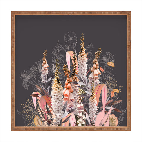 Iveta Abolina Lupines Chocolate Square Tray