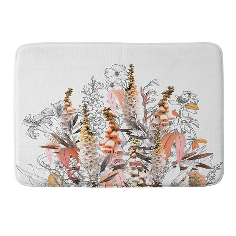 Iveta Abolina Lupines Cream Memory Foam Bath Mat