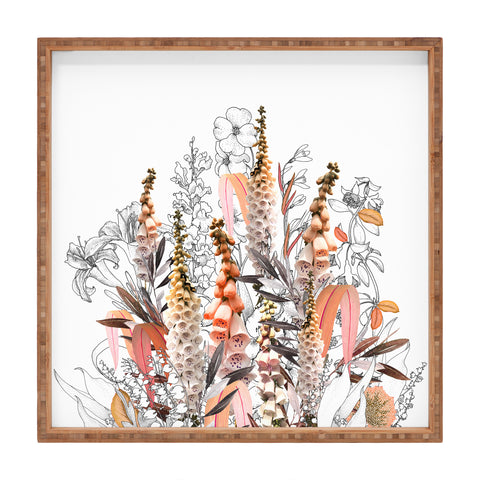 Iveta Abolina Lupines Cream Square Tray