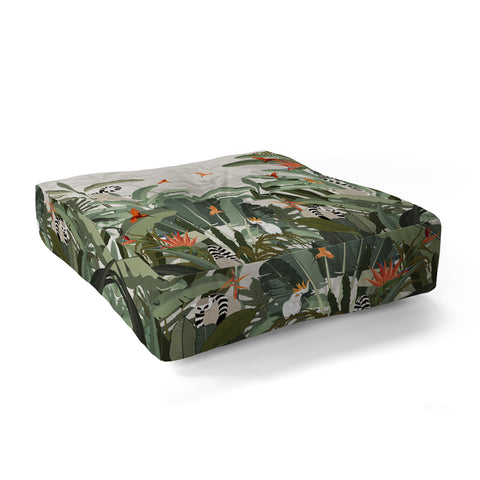 Iveta Abolina Madagascar Palm Floor Pillow Square