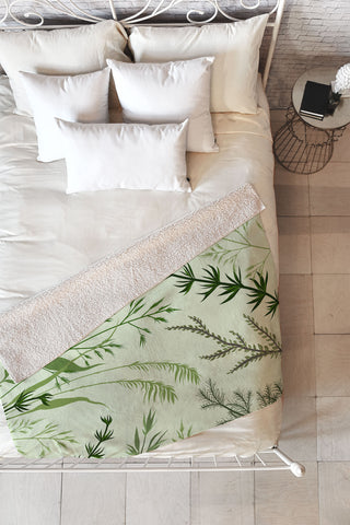 Iveta Abolina Margaux IV Fleece Throw Blanket