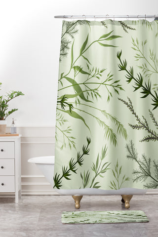 Iveta Abolina Margaux IV Shower Curtain And Mat