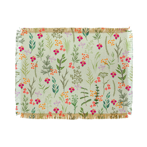 Iveta Abolina Margaux V Throw Blanket