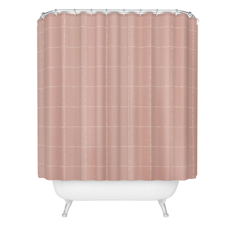 Iveta Abolina Marielle Mauve Shower Curtain