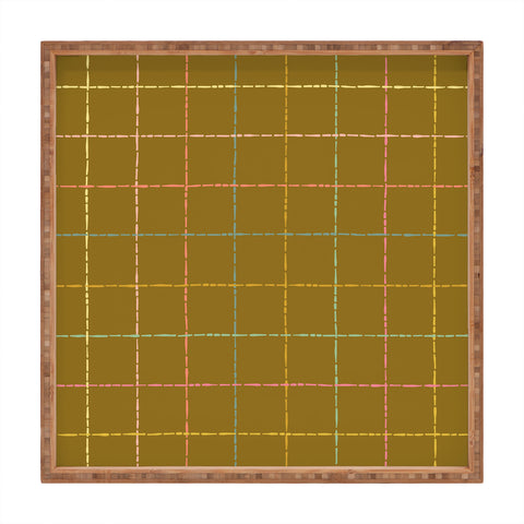 Iveta Abolina Marielle Saffron Square Tray