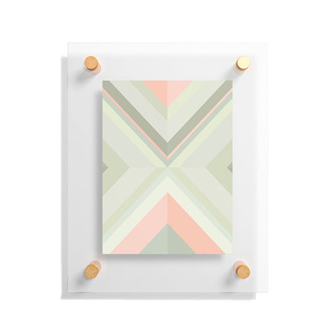 Iveta Abolina Matcha Chevron Floating Acrylic Print