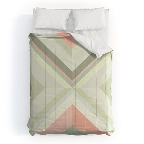 Iveta Abolina Matcha Chevron Comforter