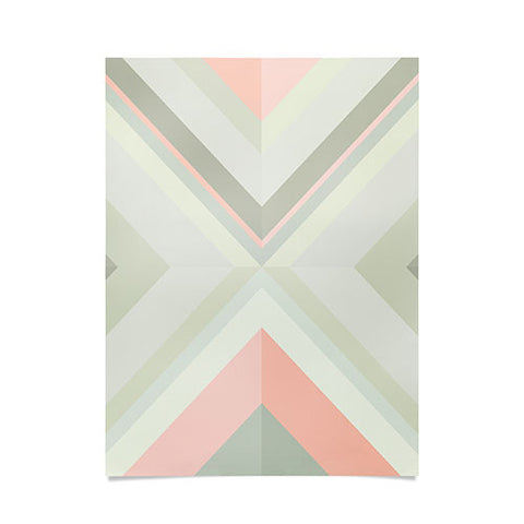 Iveta Abolina Matcha Chevron Poster