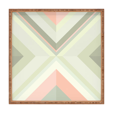 Iveta Abolina Matcha Chevron Square Tray