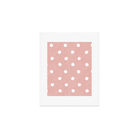 Iveta Abolina Mauve Polka Art Print