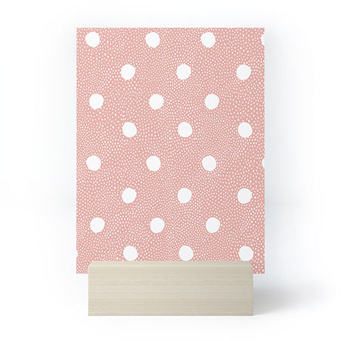 Iveta Abolina Mauve Polka Mini Art Print
