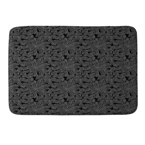 Iveta Abolina Melisande Line Black and White Memory Foam Bath Mat