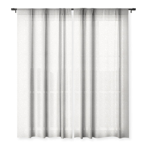 Iveta Abolina Melisande Line Taupe Sheer Window Curtain