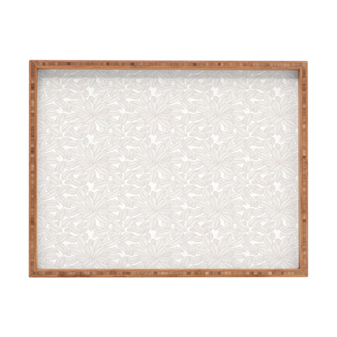Iveta Abolina Melisande Line Taupe Rectangular Tray