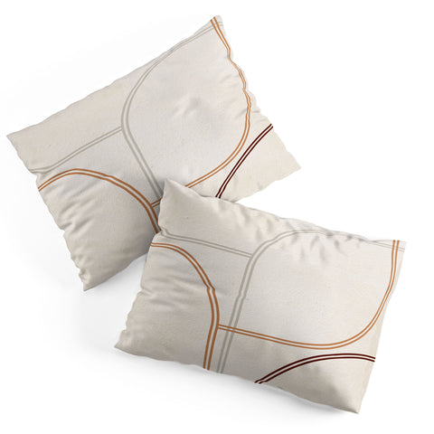 Iveta Abolina Mid Century Line Art II Pillow Shams