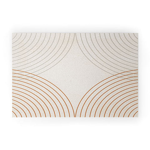 Iveta Abolina Mid Century Line Art III Welcome Mat
