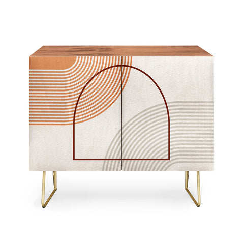 Iveta Abolina Mid Century Line Art IV Credenza