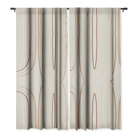 Iveta Abolina Mid Century Line Art IX Blackout Non Repeat