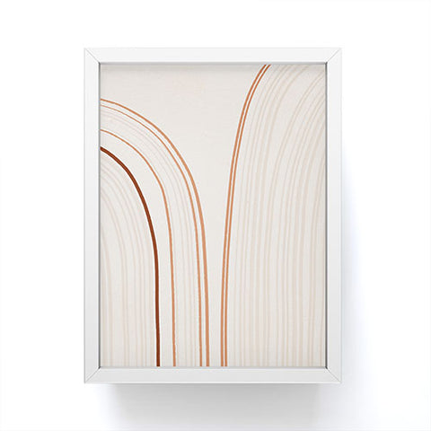 Iveta Abolina Mid Century Line Art IX Framed Mini Art Print