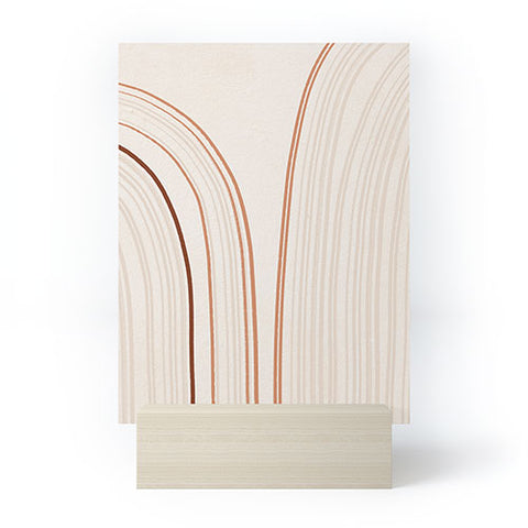 Iveta Abolina Mid Century Line Art IX Mini Art Print