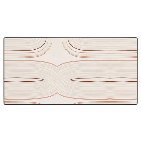 Iveta Abolina Mid Century Line Art IX Desk Mat