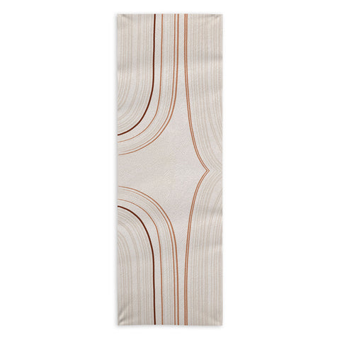 Iveta Abolina Mid Century Line Art IX Yoga Towel
