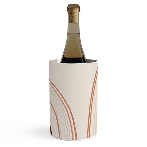 Iveta Abolina Mid Century Line Art IX Wine Chiller