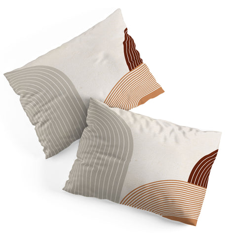 Iveta Abolina Mid Century Line Art V Pillow Shams