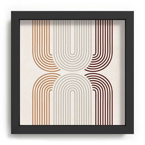 Iveta Abolina Mid Century Line Art VII Recessed Framing Square