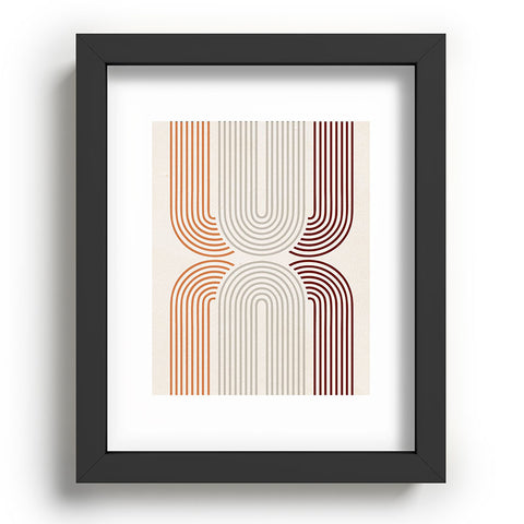 Iveta Abolina Mid Century Line Art VII Recessed Framing Rectangle
