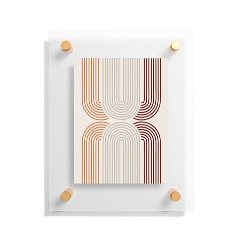 Iveta Abolina Mid Century Line Art VII Floating Acrylic Print