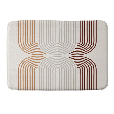 Iveta Abolina Mid Century Line Art VII Memory Foam Bath Mat