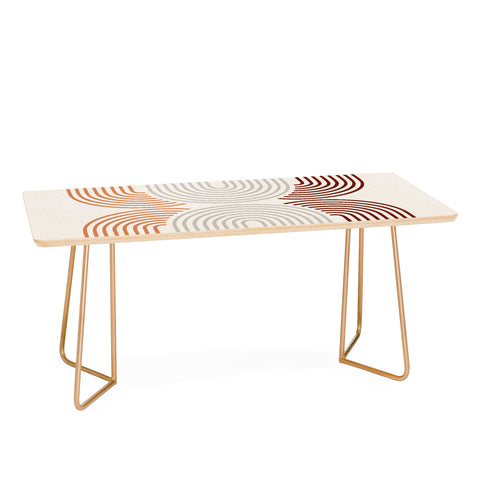 Iveta Abolina Mid Century Line Art VII Coffee Table