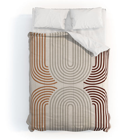 Iveta Abolina Mid Century Line Art VII Comforter