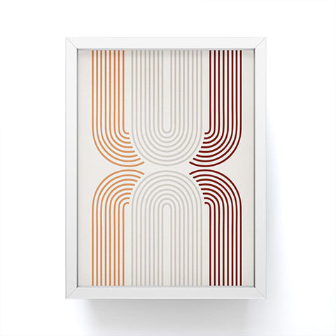 Iveta Abolina Mid Century Line Art VII Framed Mini Art Print