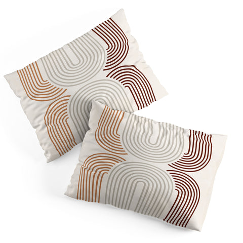 Iveta Abolina Mid Century Line Art VII Pillow Shams