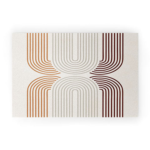 Iveta Abolina Mid Century Line Art VII Welcome Mat