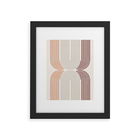 Iveta Abolina Mid Century Line Art VII Framed Art Print