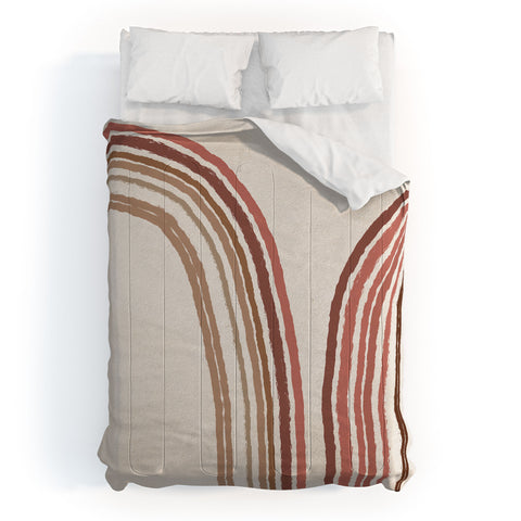 Iveta Abolina Mid Century Line Art VIII Comforter