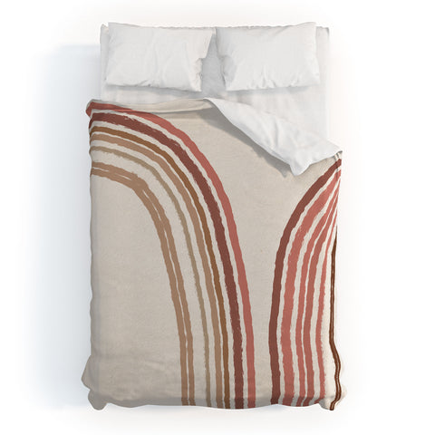 Iveta Abolina Mid Century Line Art VIII Duvet Cover