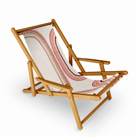 Iveta Abolina Mid Century Line Art VIII Sling Chair