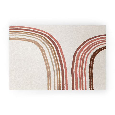 Iveta Abolina Mid Century Line Art VIII Welcome Mat