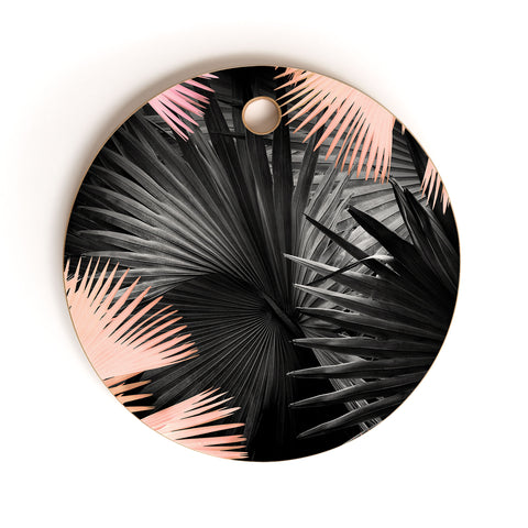 Iveta Abolina Midnight Coral Cutting Board Round