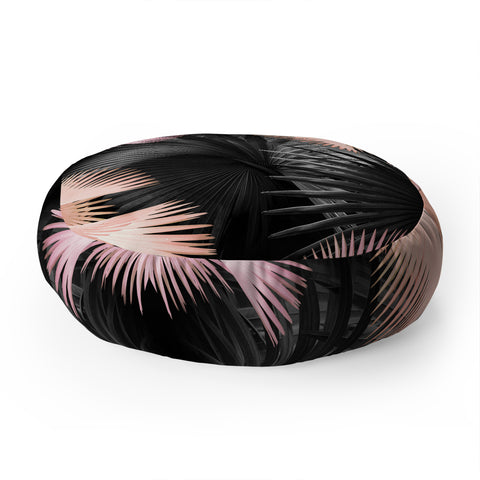 Iveta Abolina Midnight Coral Floor Pillow Round