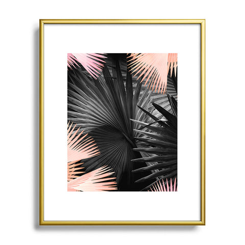 Iveta Abolina Midnight Coral Metal Framed Art Print