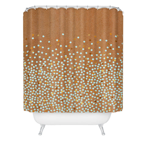 Iveta Abolina Mint Splash Shower Curtain